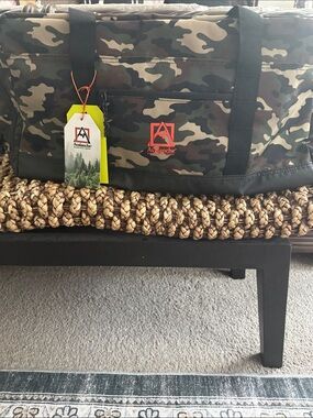 Avalanche Camouflage Gear Bag - Green, Brown, Black